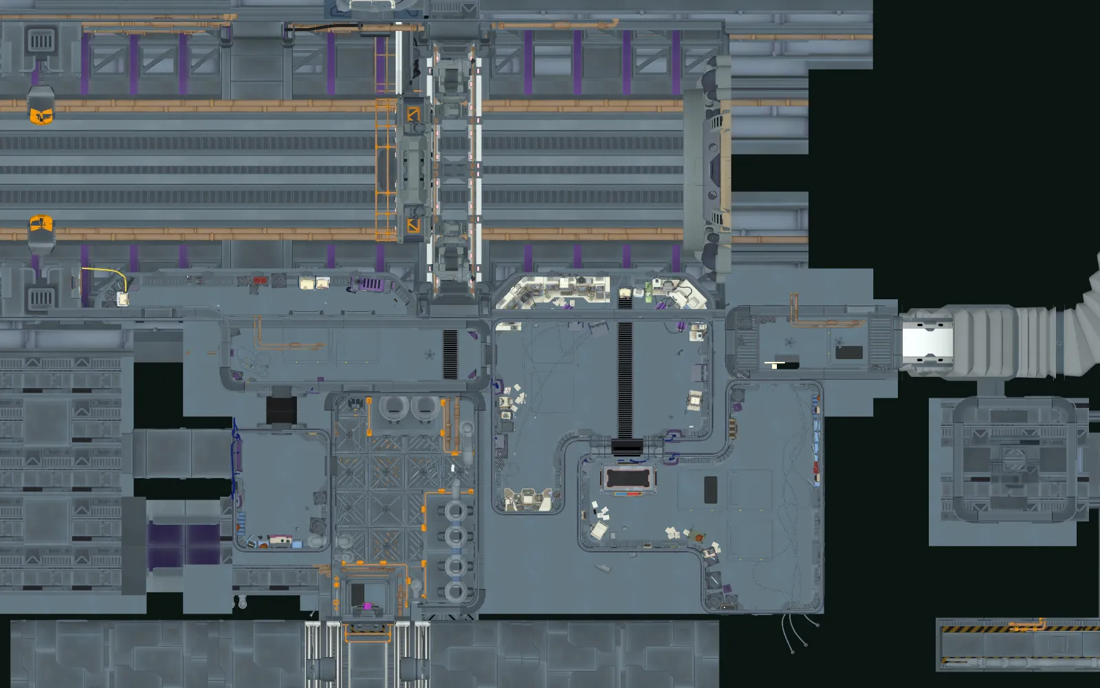 Top-down map of The Magnetic Stabilizer
