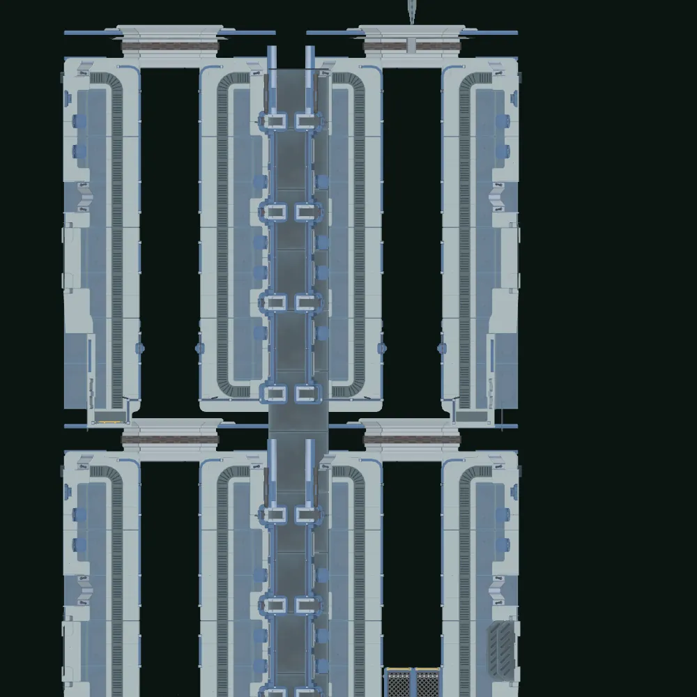 Top-down map of The Transit Station