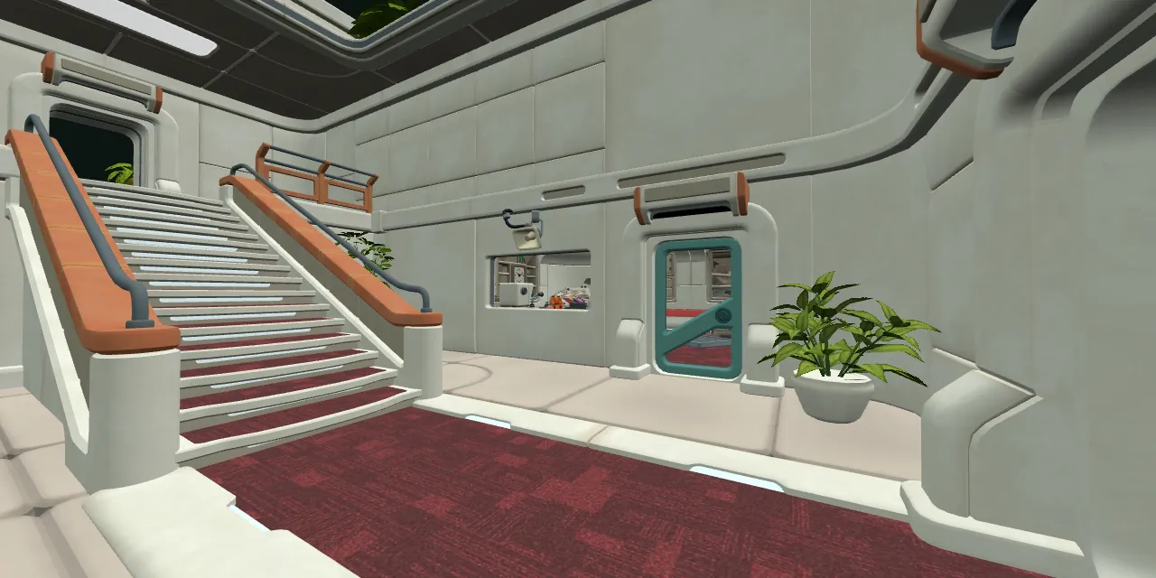 Walkway at eye level