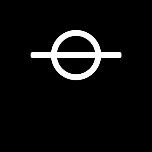 circle horizontal line