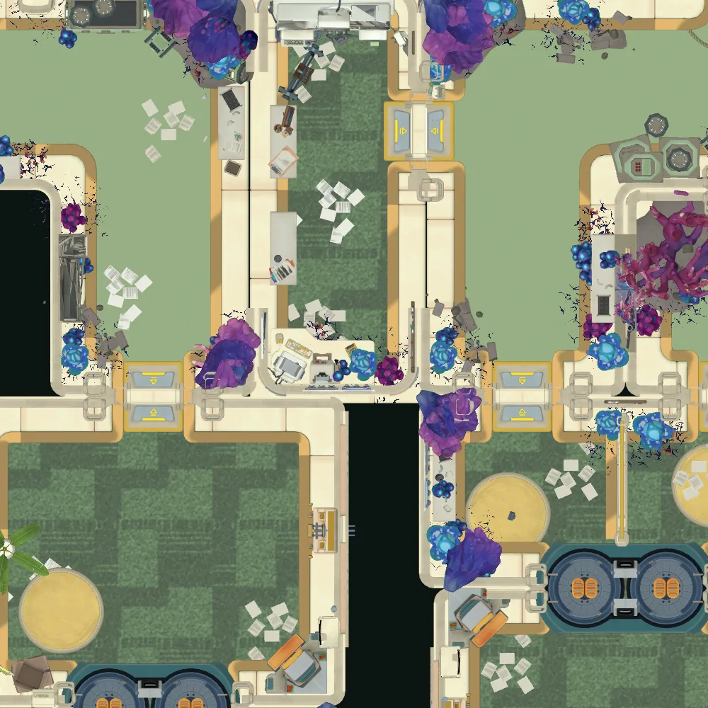 Cut-away map from above with the spot of Audio log 17: Kathleen, you know I'm not the kind to make a fuss, marked